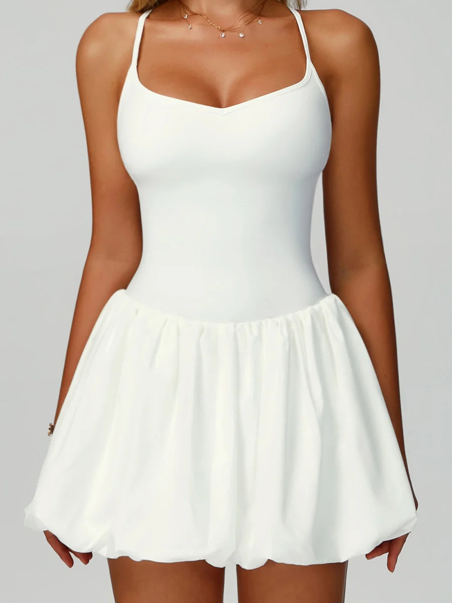 Cross-Back Peplum Tennis Skirt-6