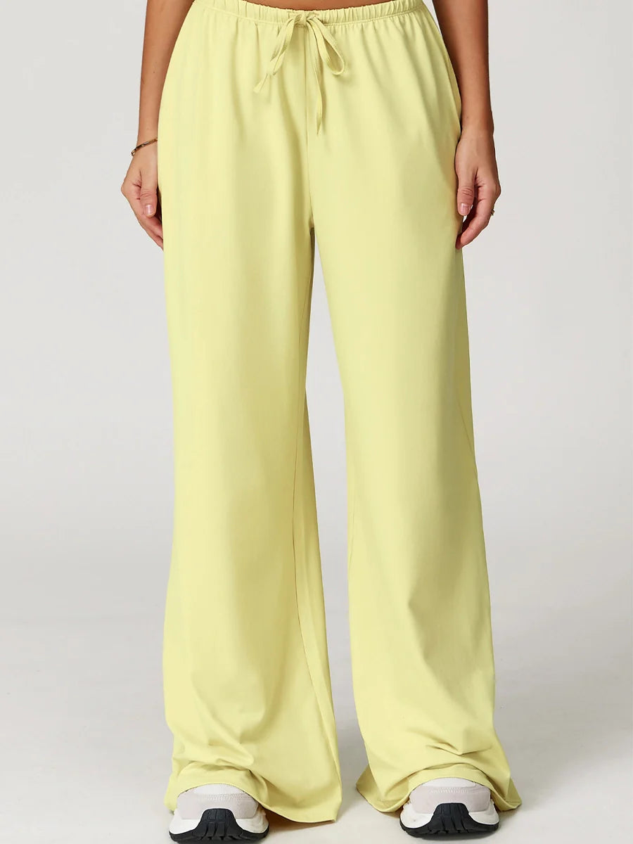 Pastel Soft Wide-Leg Lounge Pants-6