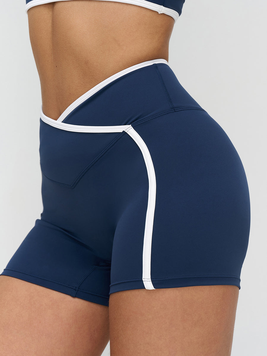 BareSculpt Cross-Waist Shorts-1