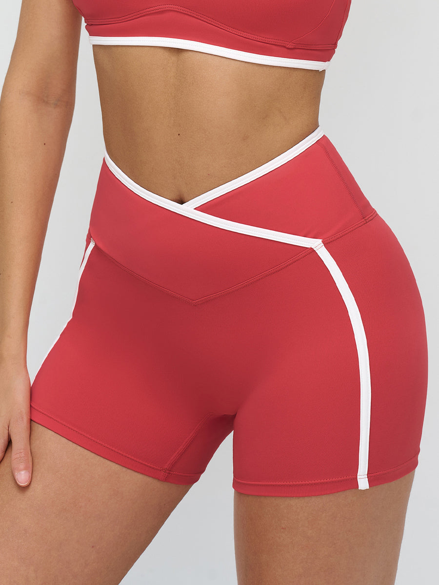 BareSculpt Cross-Waist Shorts-3