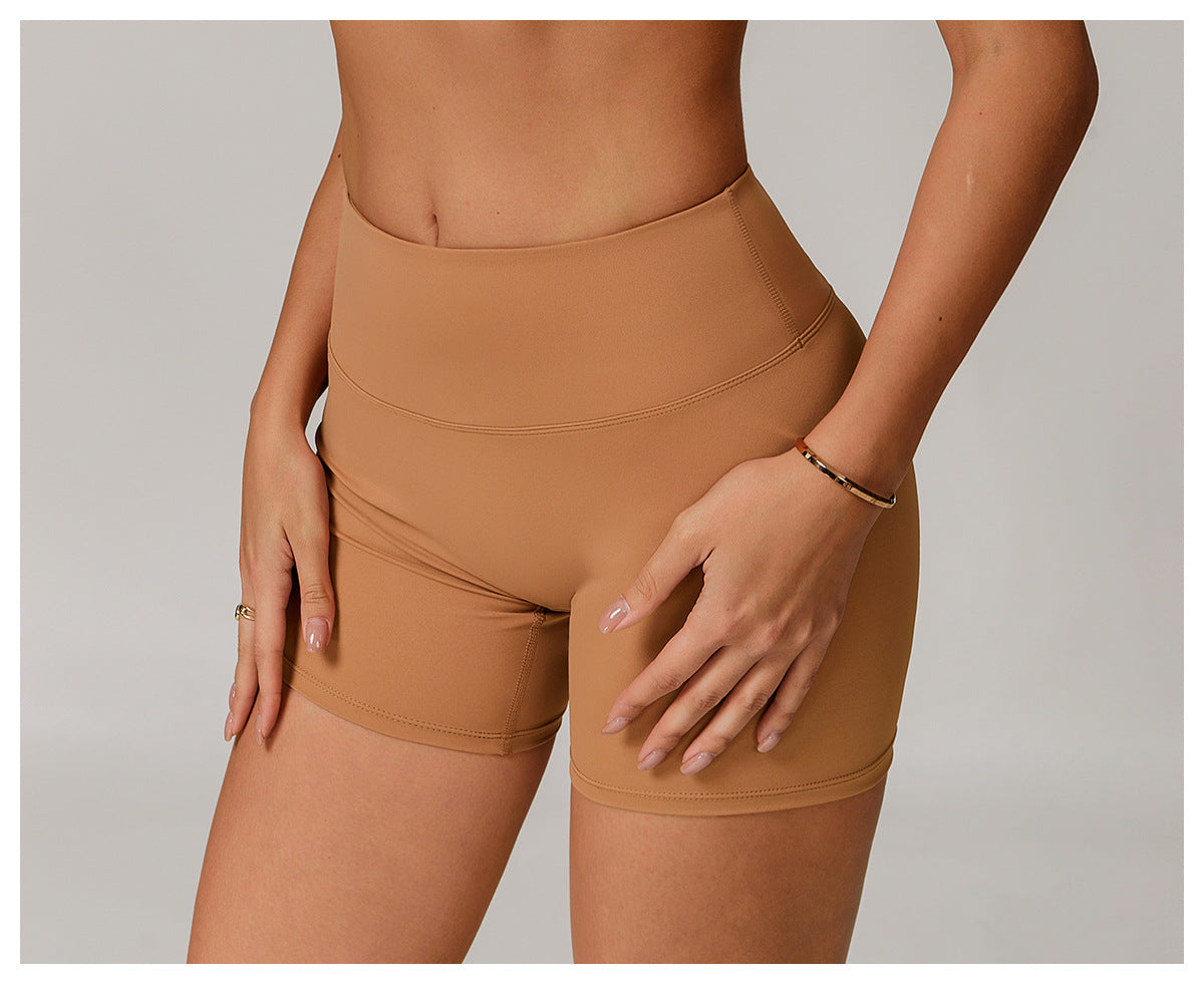 High-Waist Sculpting Yoga Shorts