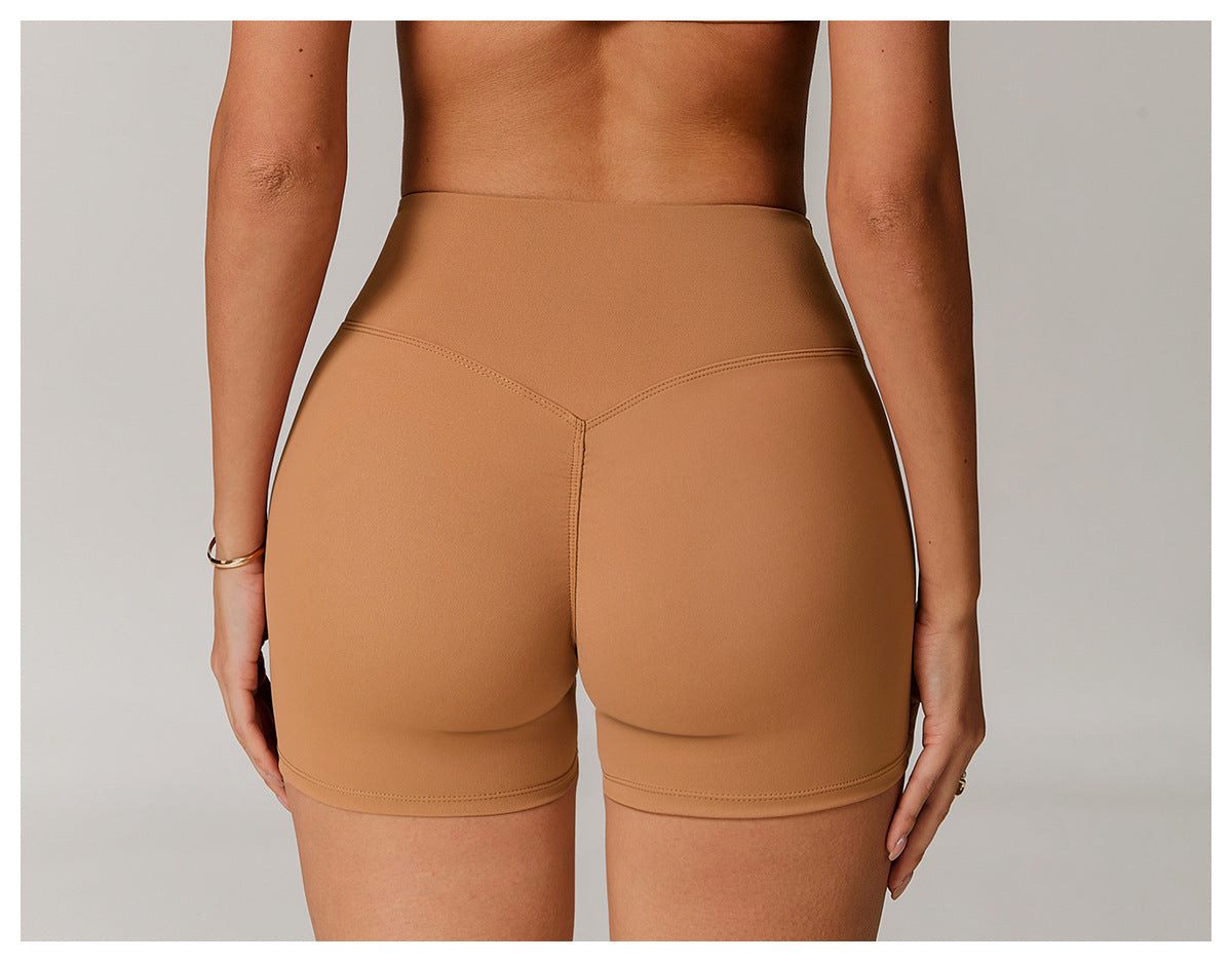 High-Waist Sculpting Yoga Shorts