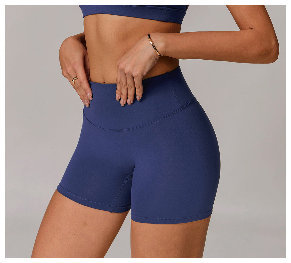 High-Waist Sculpting Yoga Shorts