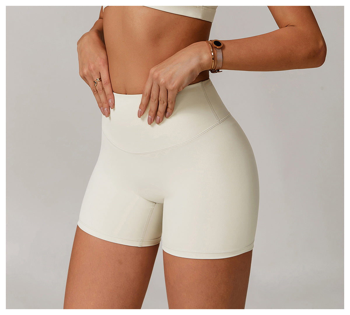 High-Waist Sculpting Yoga Shorts