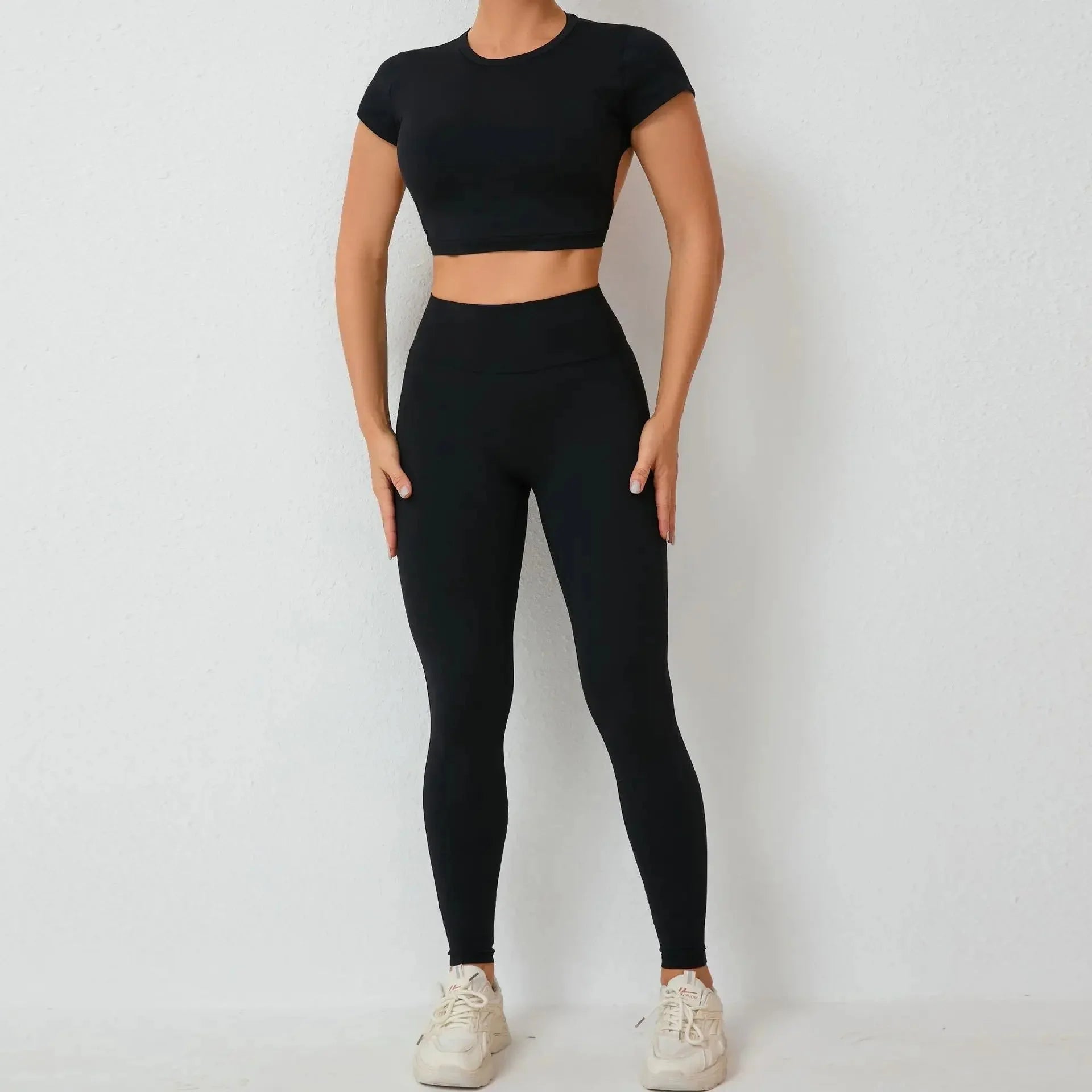 Best Seller Cross Backless Sporty 2 Piece Set