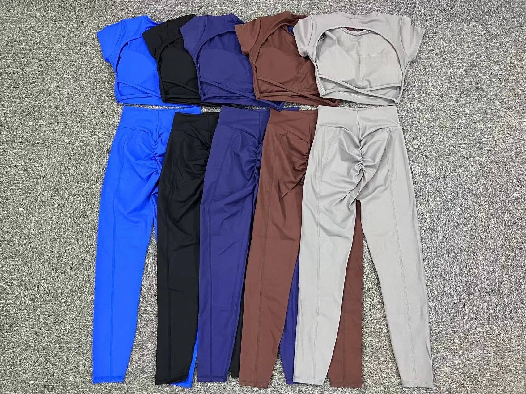 Best Seller Cross Backless Sporty 2 Piece Set