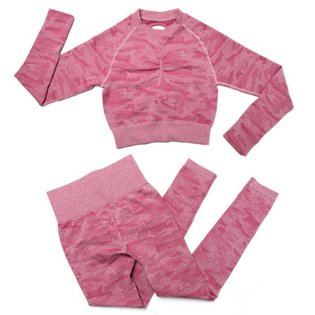Camouflage Yoga Set