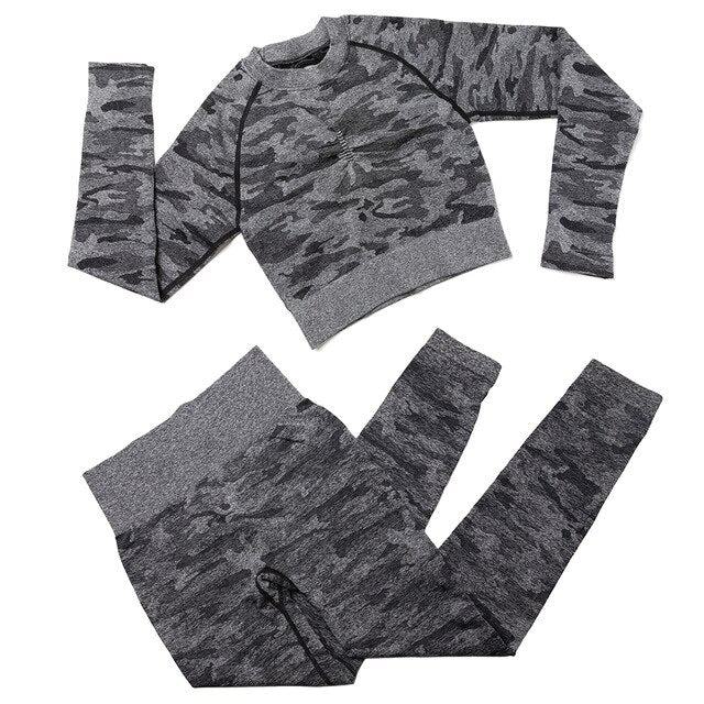 Camouflage Yoga Set