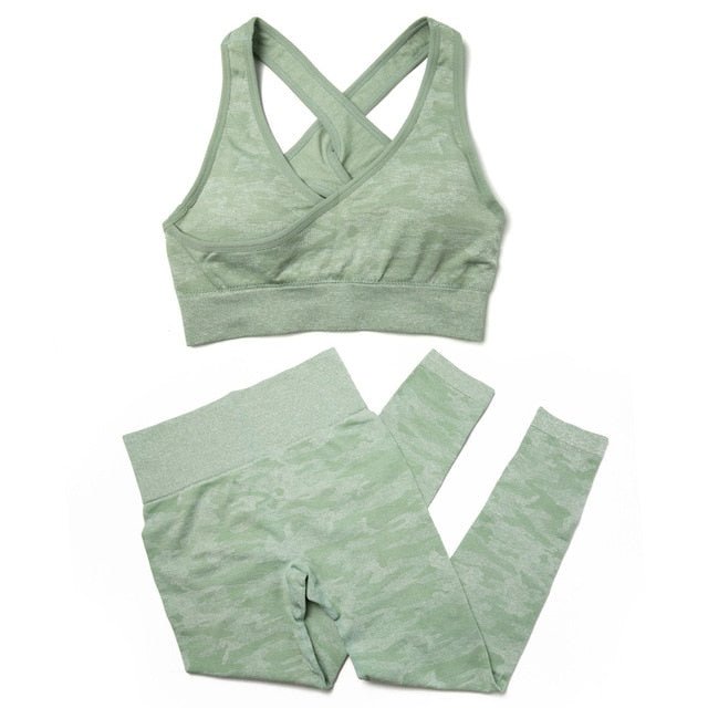 Camouflage Yoga Set