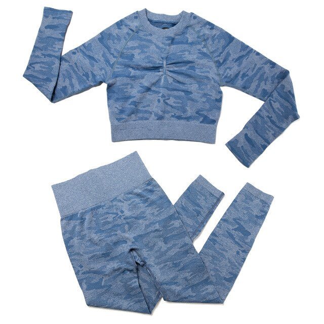 Camouflage Yoga Set